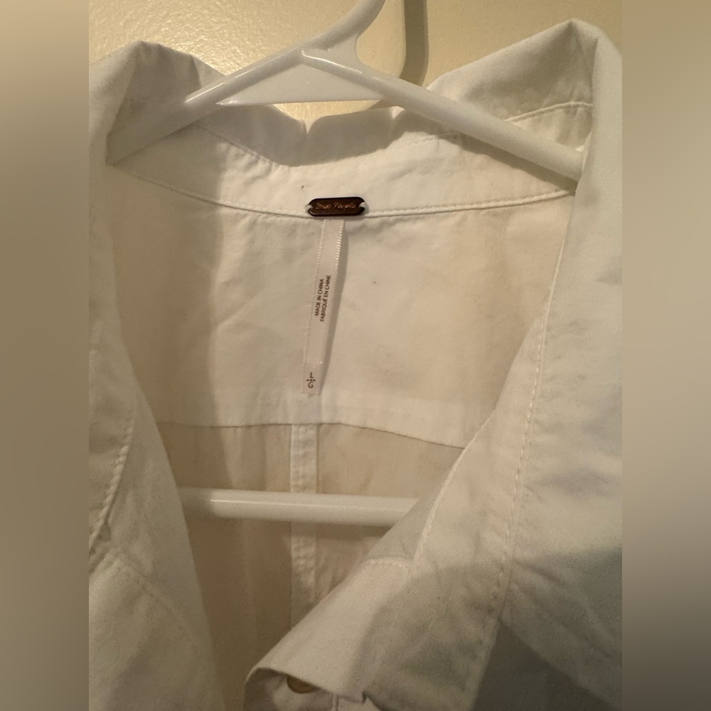 Free People  Long Sleeve Button Front Tunic Top - Picture 8 of 11